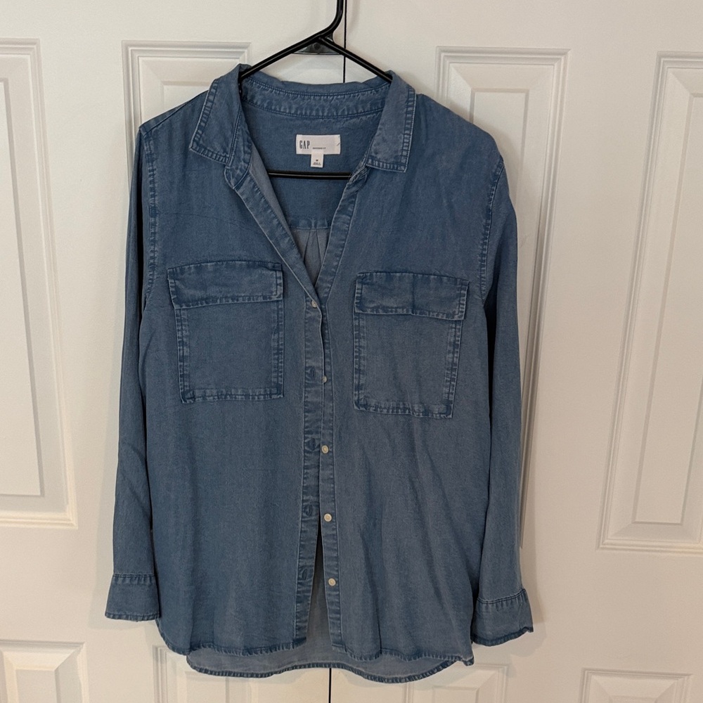 GAP Classic Blue Denim Shirt